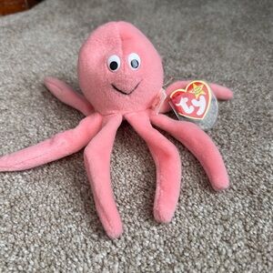 Ty Pink Octopus Plush Inky